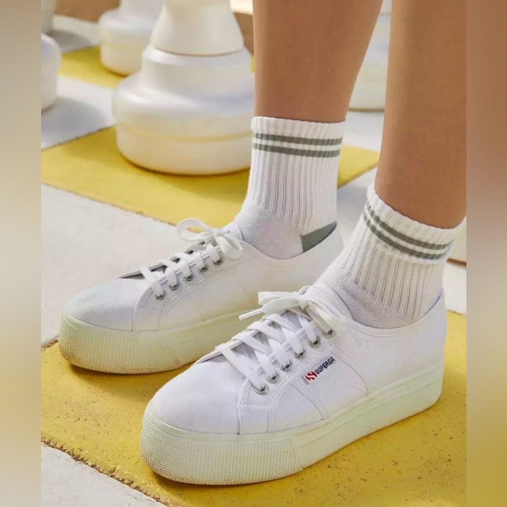 Superga 2790 Platform Sneaker White size 37.5 - Picture 4 of 9